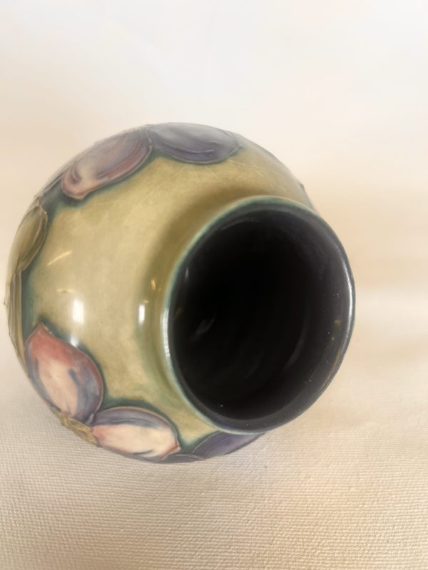 A Really Good Walter Moorcroft Clematis Vase - Image 5