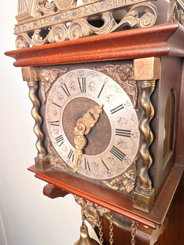 A Vintage Zaanse Clock Crafted Circa 1960 By Wuba (Warmink) From The Netherlands - Image 7