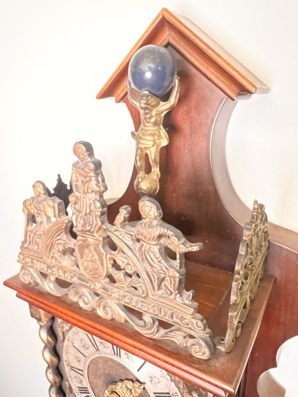 A Vintage Zaanse Clock Crafted Circa 1960 By Wuba (Warmink) From The Netherlands - Image 10