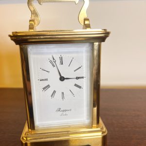 An English Brass Striking Carriage Clock By ‘Rapport Of London’ Circa 1920