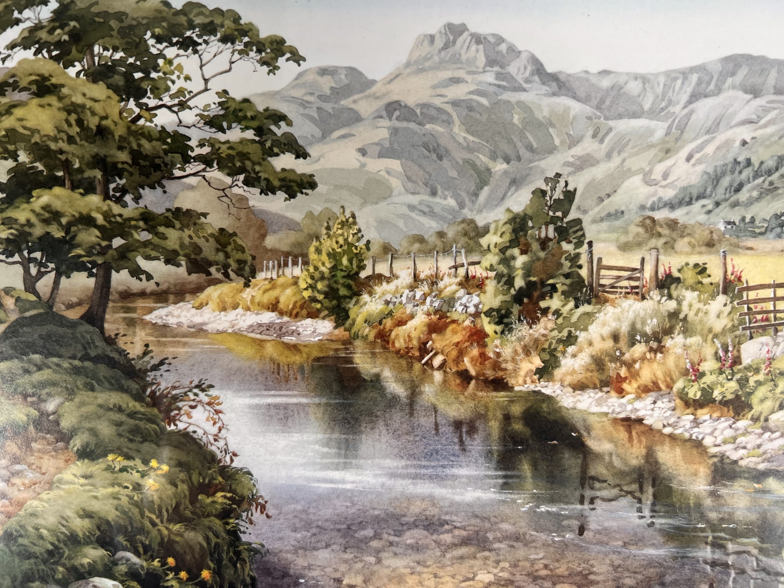 Judy Boyes "The Riverside Path" to Dungeon Ghyll Pencil Signed Lower Right - Image 2