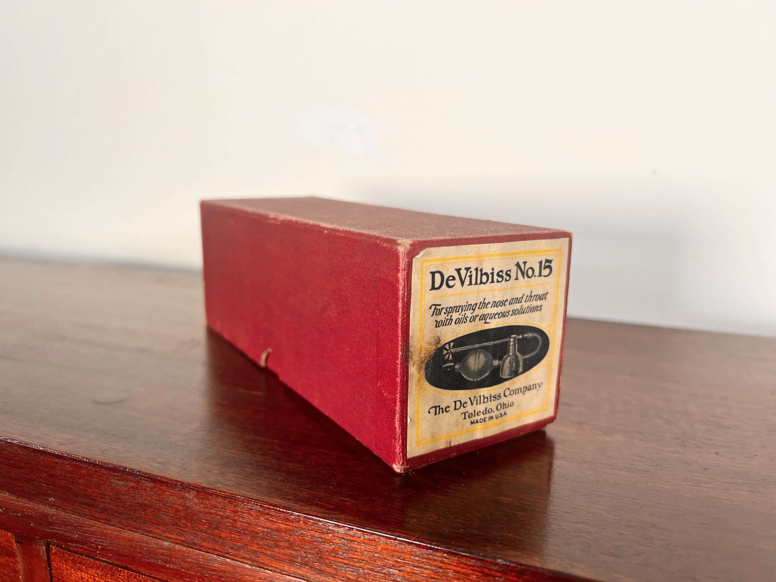 Vintage DeVilbiss No.15 Atomizer Complete With Its Original Box - Image 3