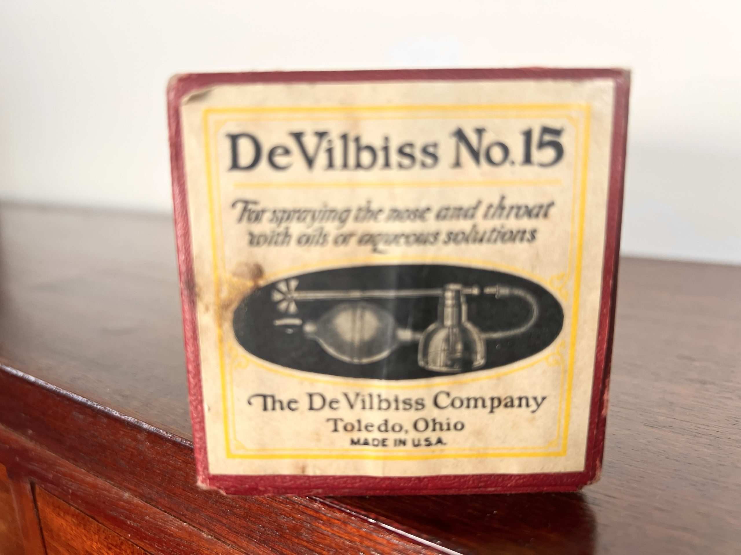 Vintage DeVilbiss No.15 Atomizer Complete With Its Original Box - Image 6