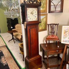 A Fine Longcase Clock By Cabinet Watch Snd Clock Maker Jerome Denny Bright of Saxmundham c.1790