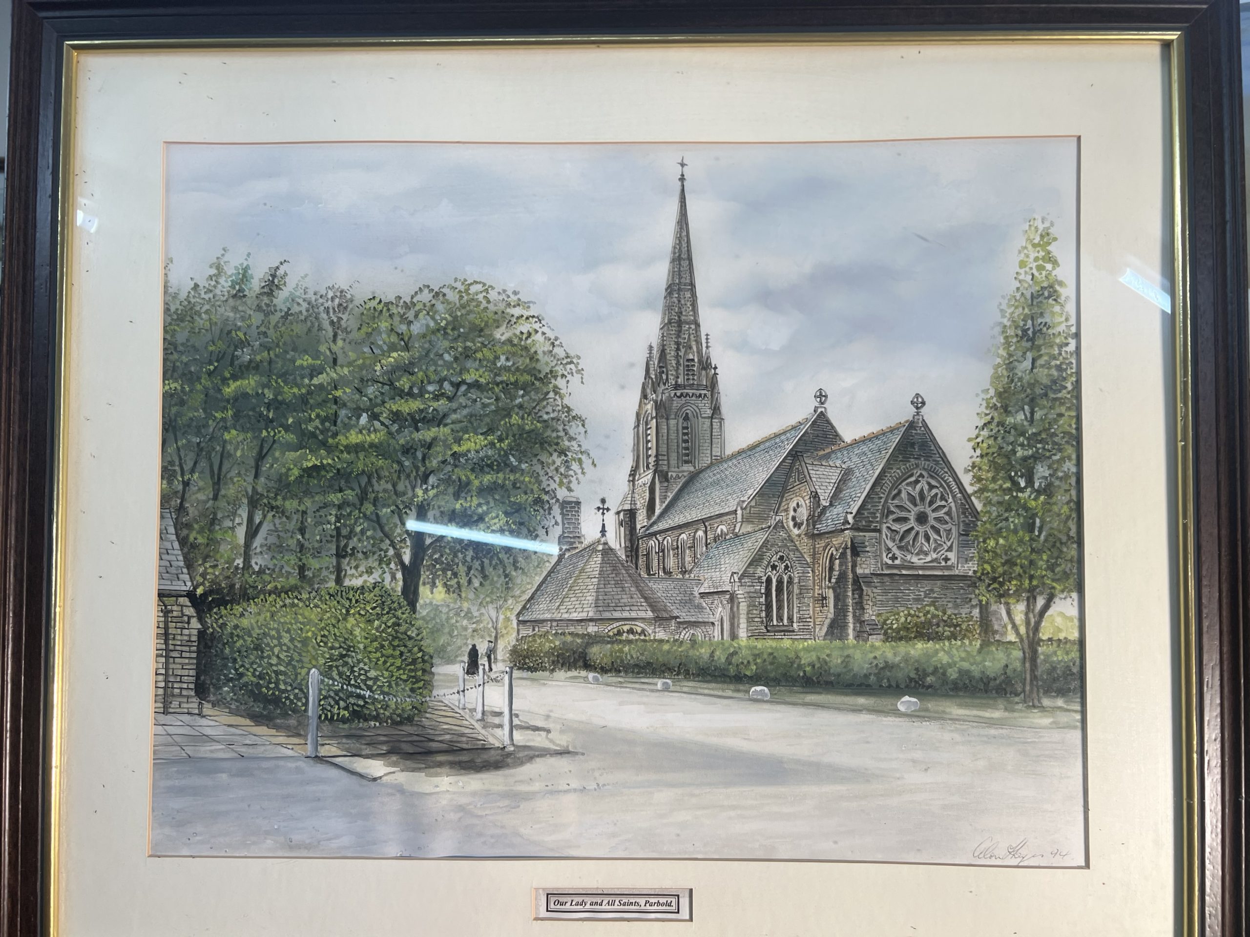 Own a Piece of Parbold's Heart: An Exquisite Painting by Alan Heyes - Image 3