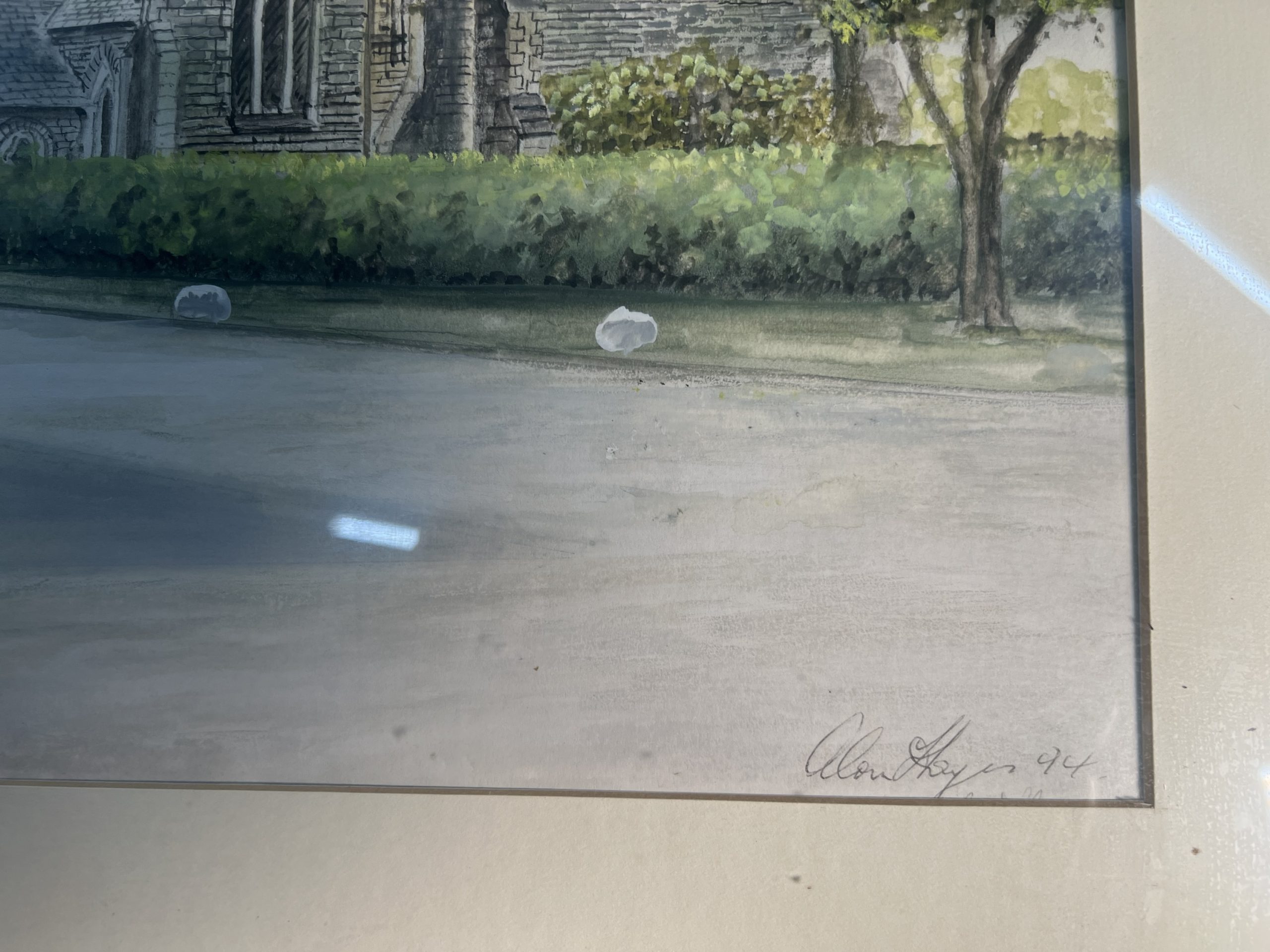 Own a Piece of Parbold's Heart: An Exquisite Painting by Alan Heyes - Image 2