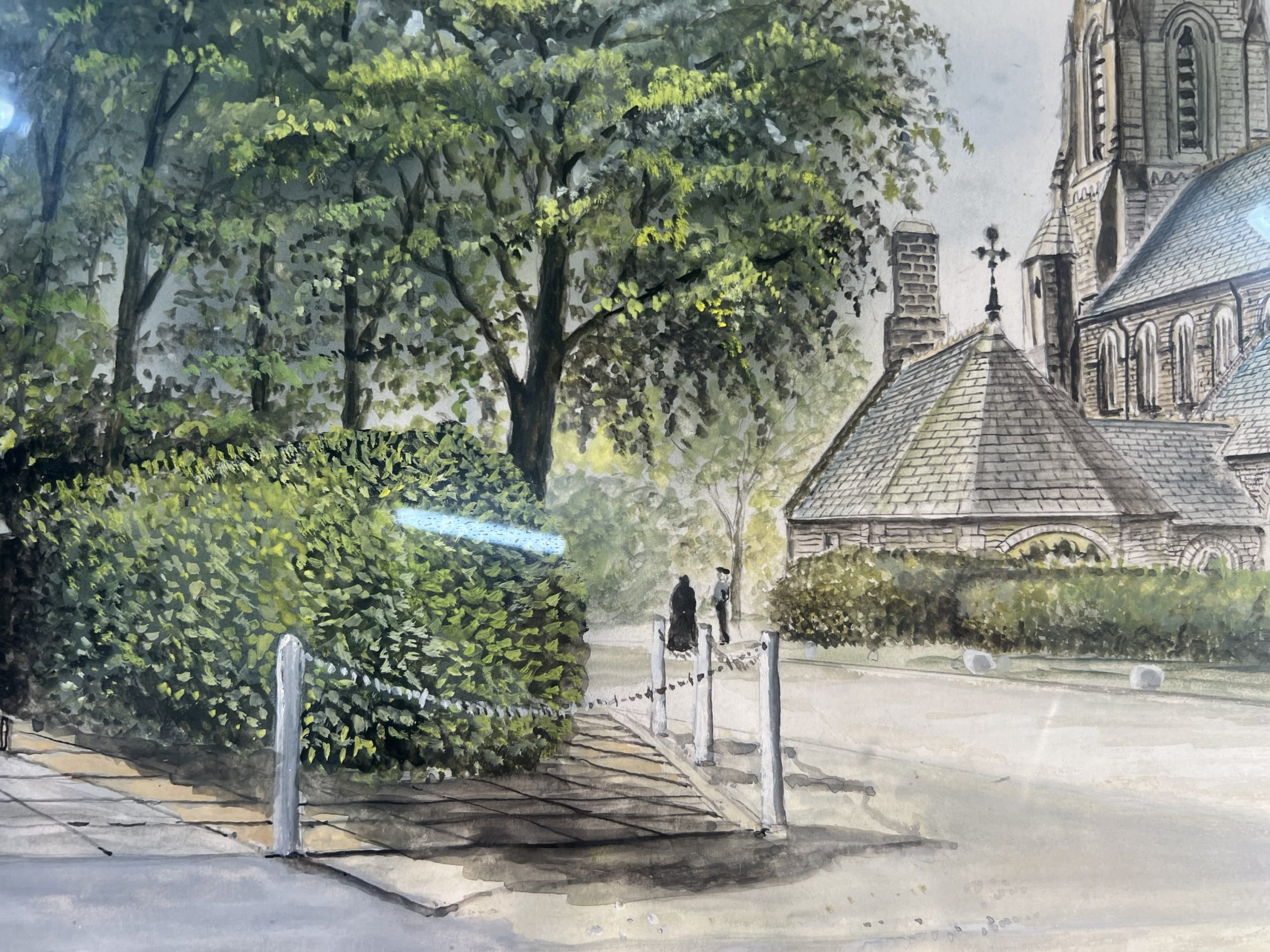 Own a Piece of Parbold's Heart: An Exquisite Painting by Alan Heyes - Image 4