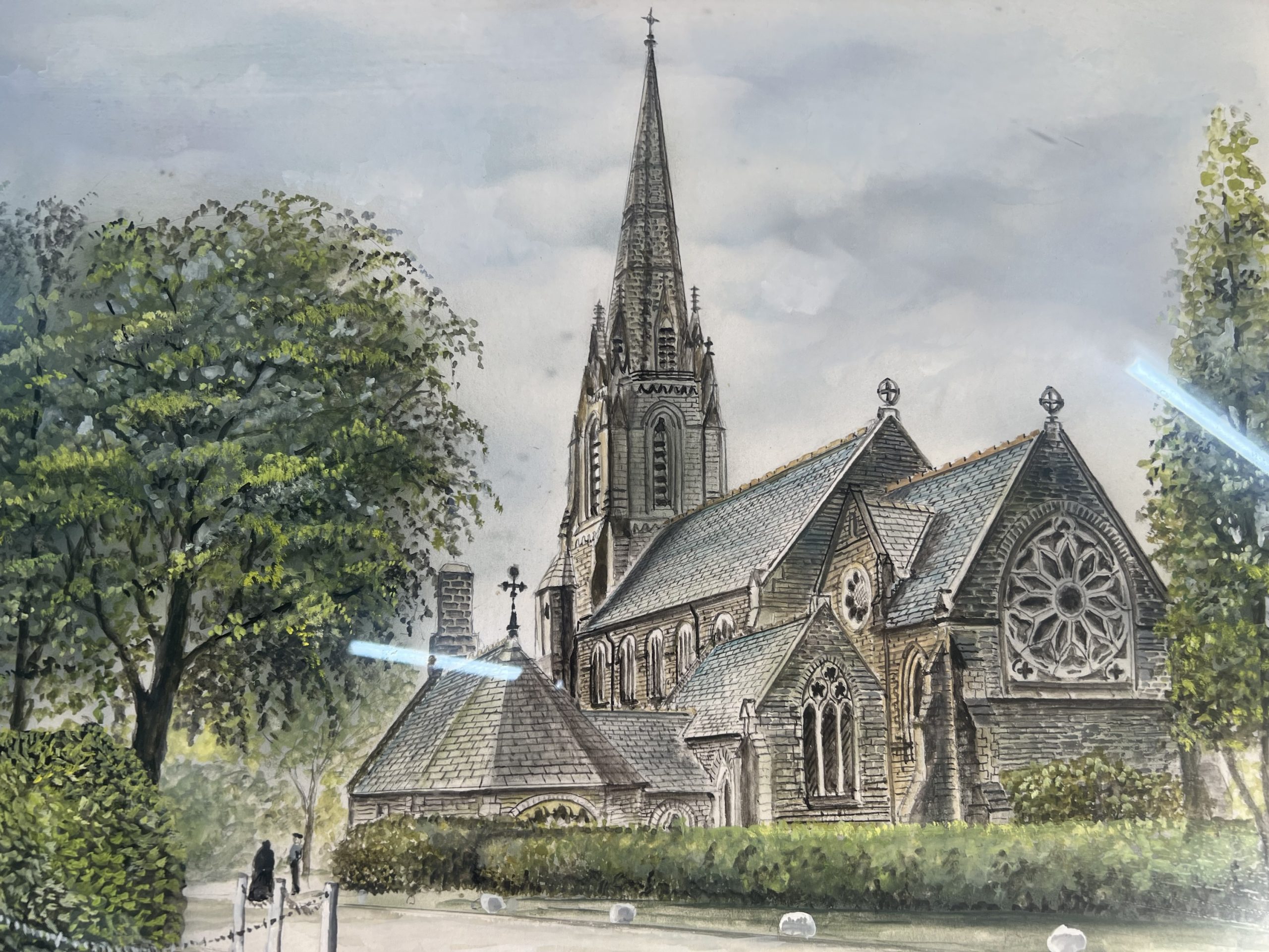 Own a Piece of Parbold's Heart: An Exquisite Painting by Alan Heyes - Image 5