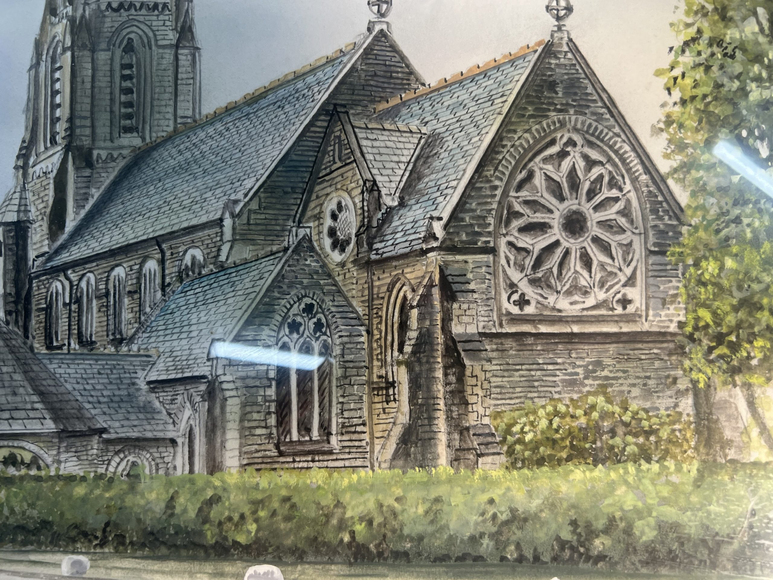 Own a Piece of Parbold's Heart: An Exquisite Painting by Alan Heyes - Image 6