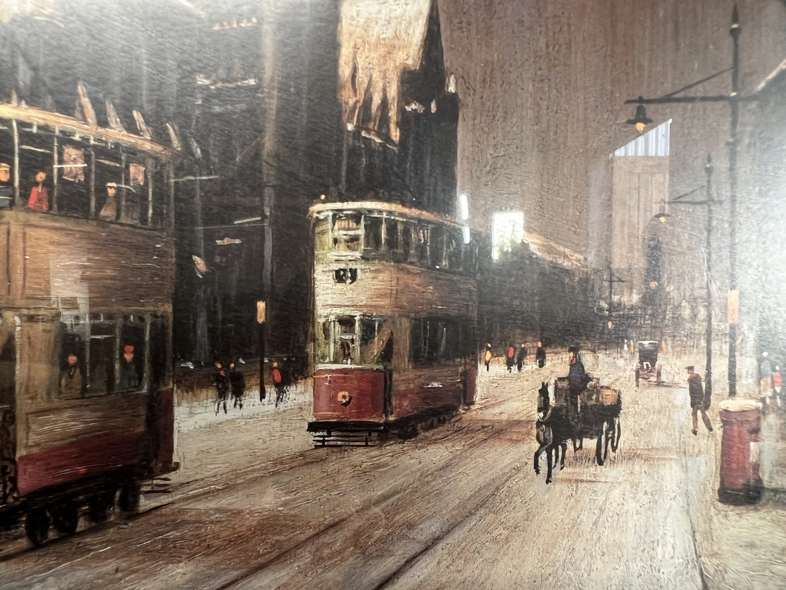 Arthur Delaney – Crown Courts, Minshull Street, Manchester With Trams In The Snow - Image 4
