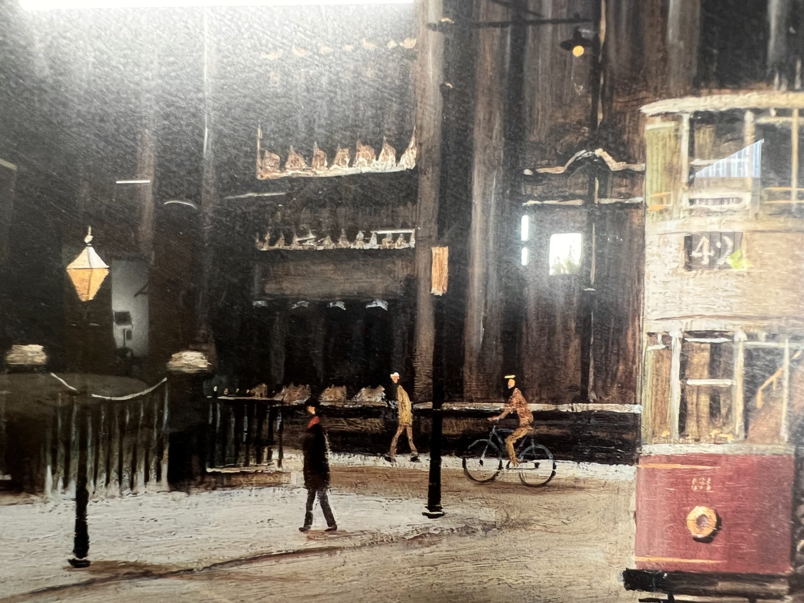 Arthur Delaney – Crown Courts, Minshull Street, Manchester With Trams In The Snow - Image 3