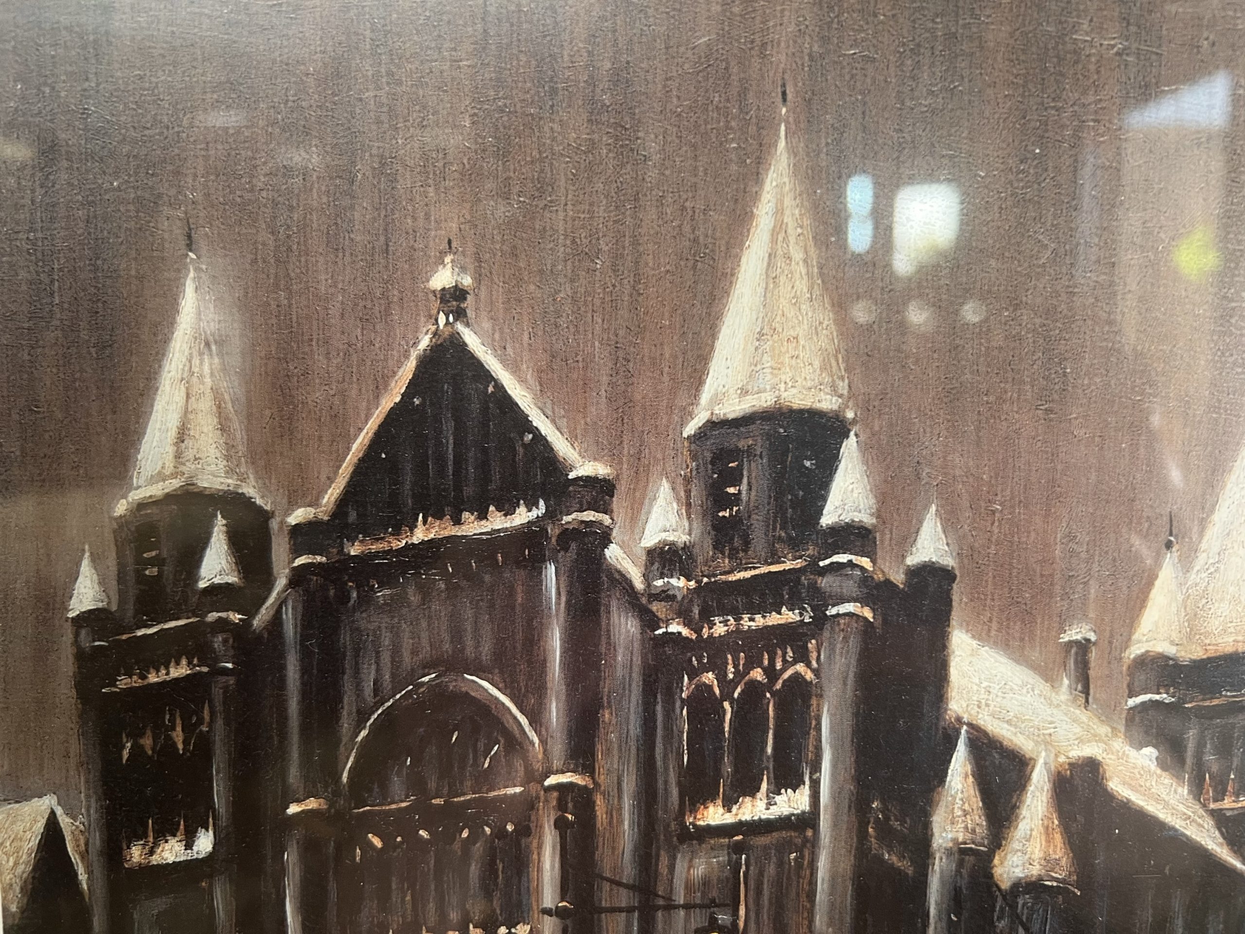 Arthur Delaney – Crown Courts, Minshull Street, Manchester With Trams In The Snow - Image 7