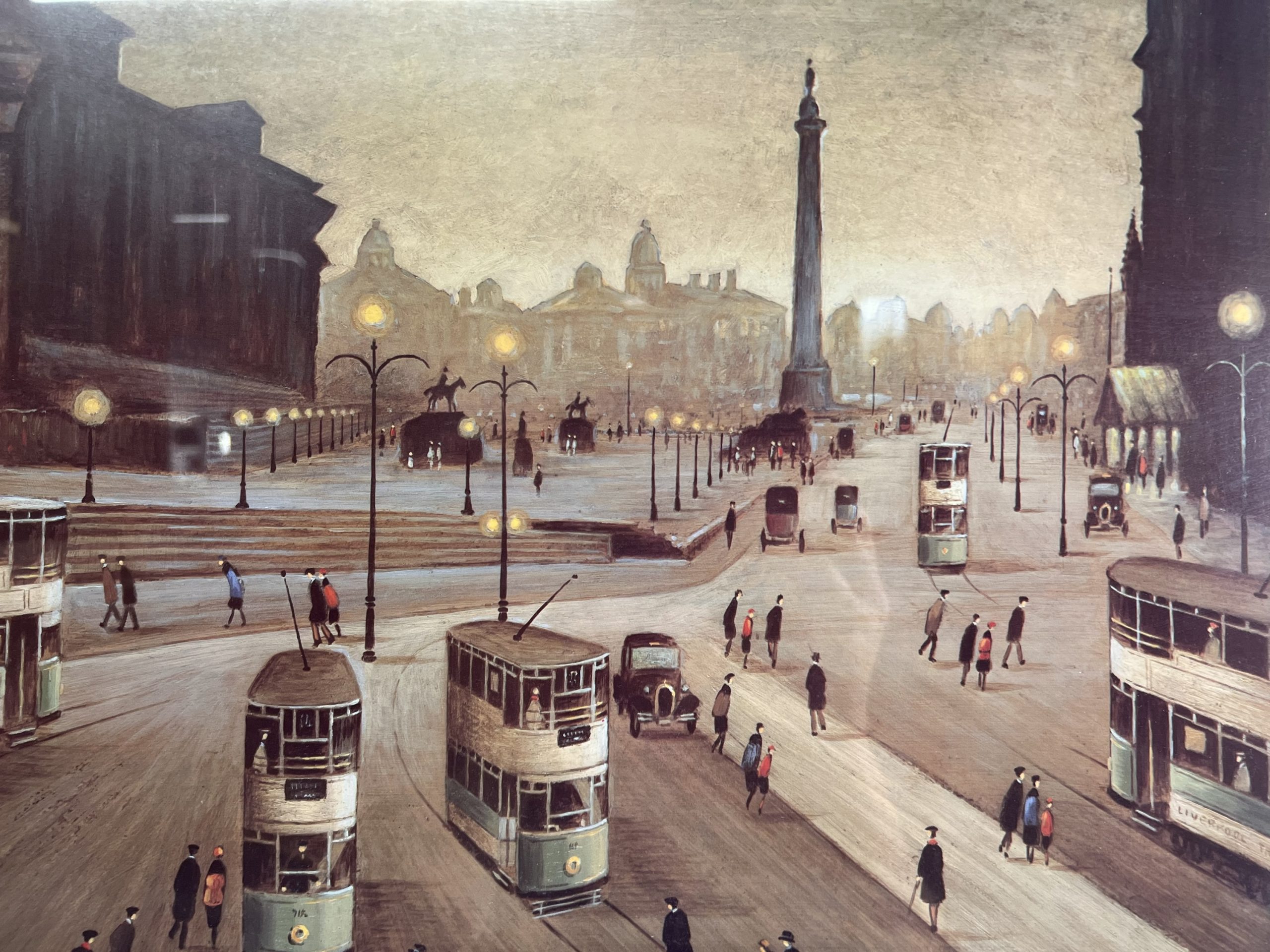 Great George Square Liverpool By Arthur Delaney Pencil Signed - Image 2
