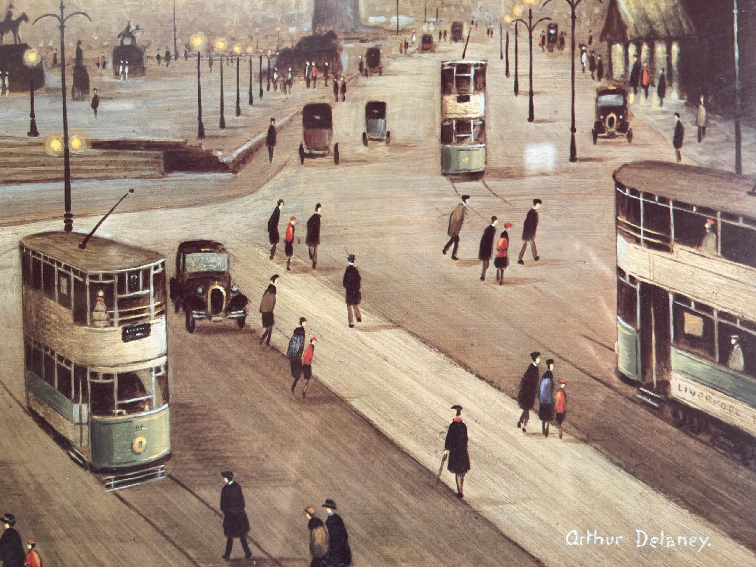 Great George Square Liverpool By Arthur Delaney Pencil Signed - Image 5