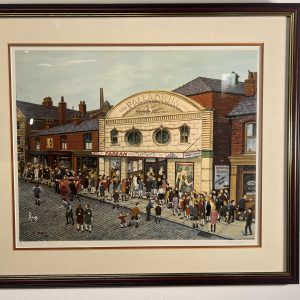 Tom Dodson – The Palladium And Circus C.1983 Pencil Signed – Fine Art Guild Stamp