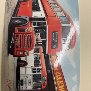 A Collection Of 65 RDP Bus Postcards Mounted In A Presentation Folder