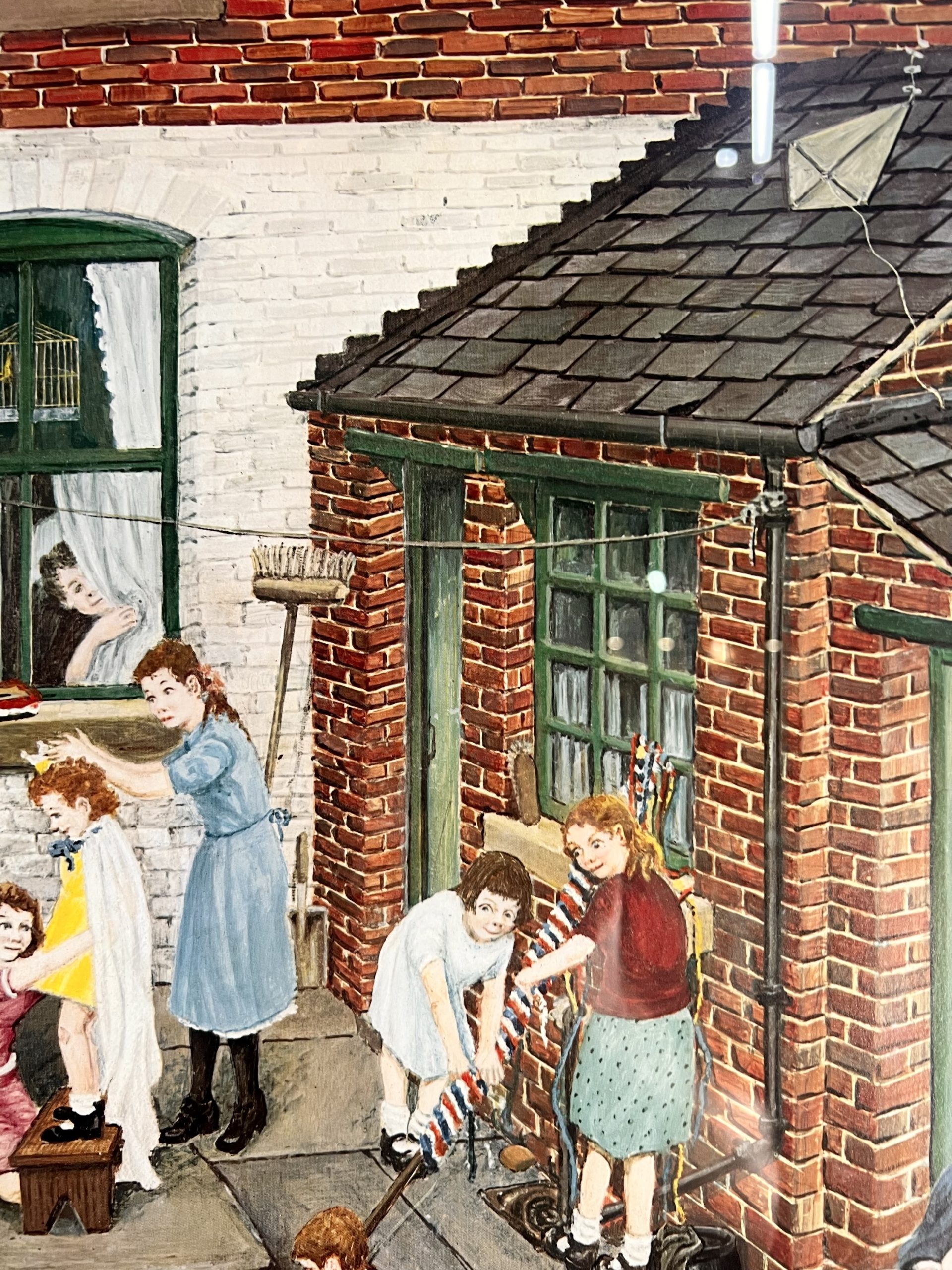 Tom Dodgson (1910–1991) Pencil Signed Original – "Back Yard Scene" With Studio Gallery Embossed Stamp - Image 9