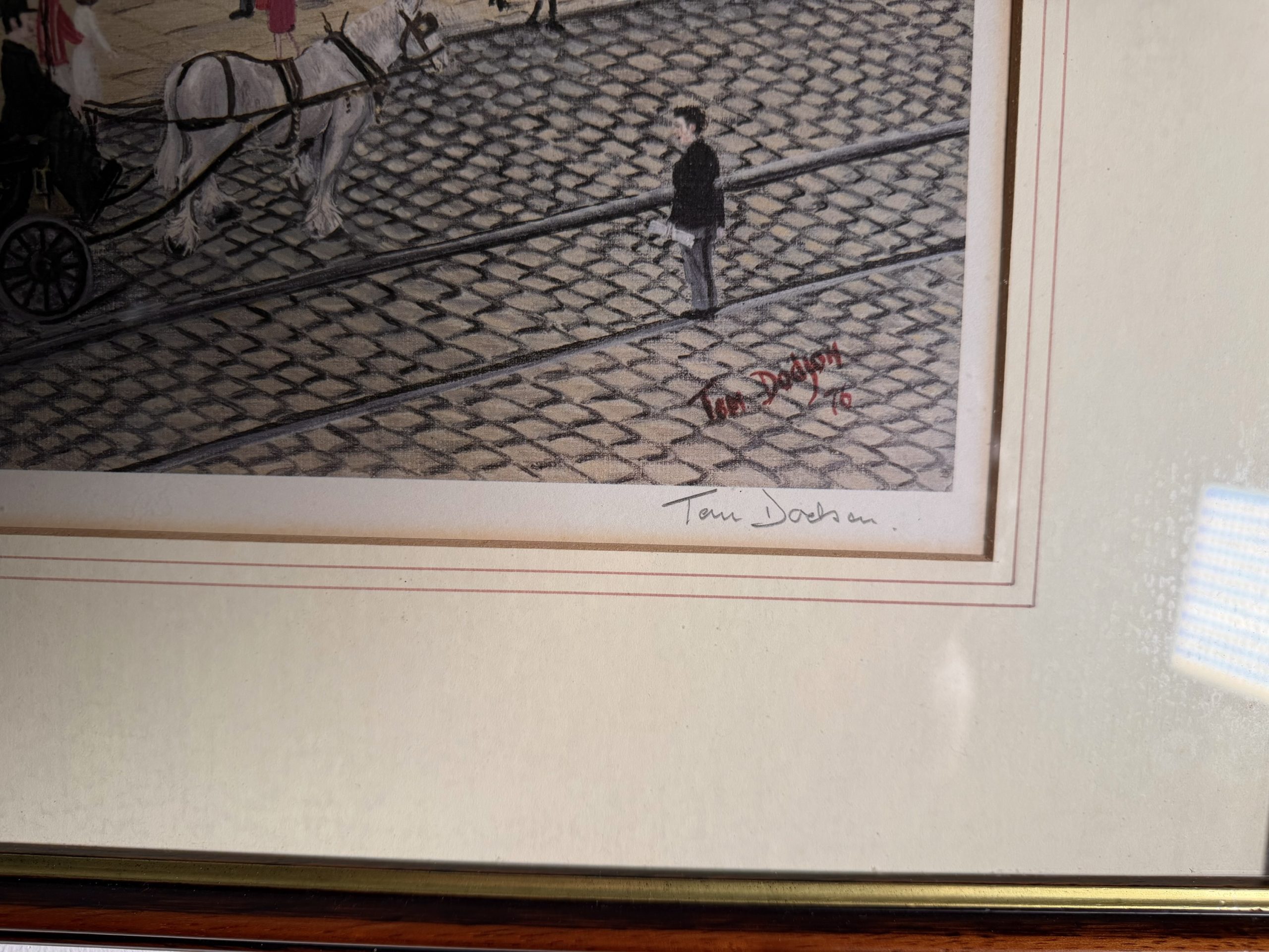 Tom Dodson – Blackpool North Pier Painting, Pencil Signed, Fine Art Stamped - Image 3