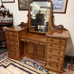 Two Edwardian Period Mahogany Circular Two-Tier Plant Stands