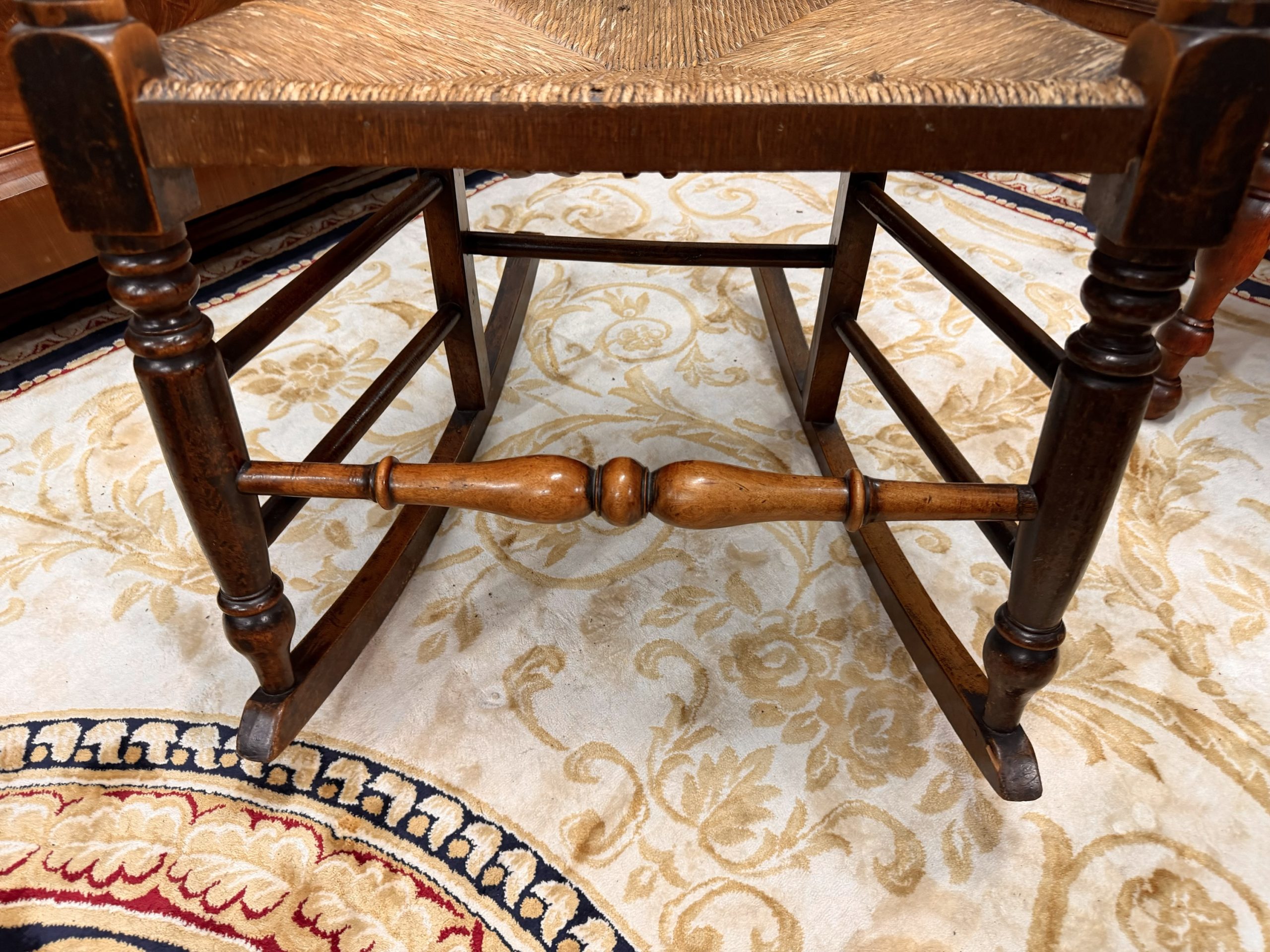 Charming 19th Century English Antique Ash Rocking Chair – Lancashire, Circa 1830 - Image 2