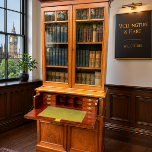 Fine Georgian Mahogany Secretaire Bookcase – Circa 1820