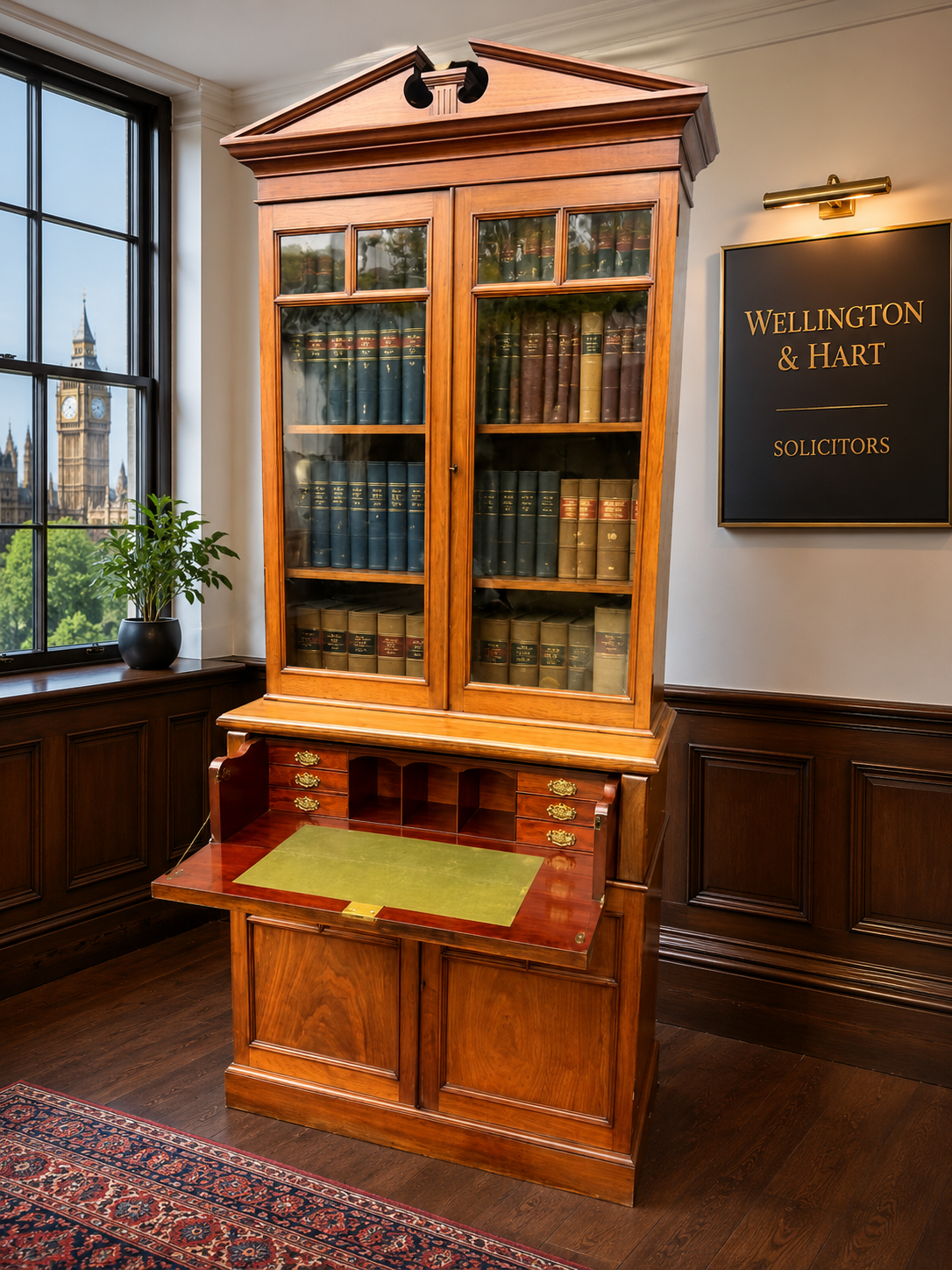 Fine Georgian Mahogany Secretaire Bookcase – Circa 1820