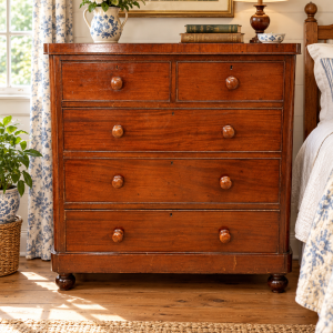 Victorian Antique Mahogany Chest of Drawers