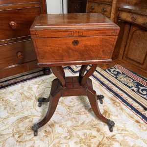 Regency Rosewood Teapoy – c.1820