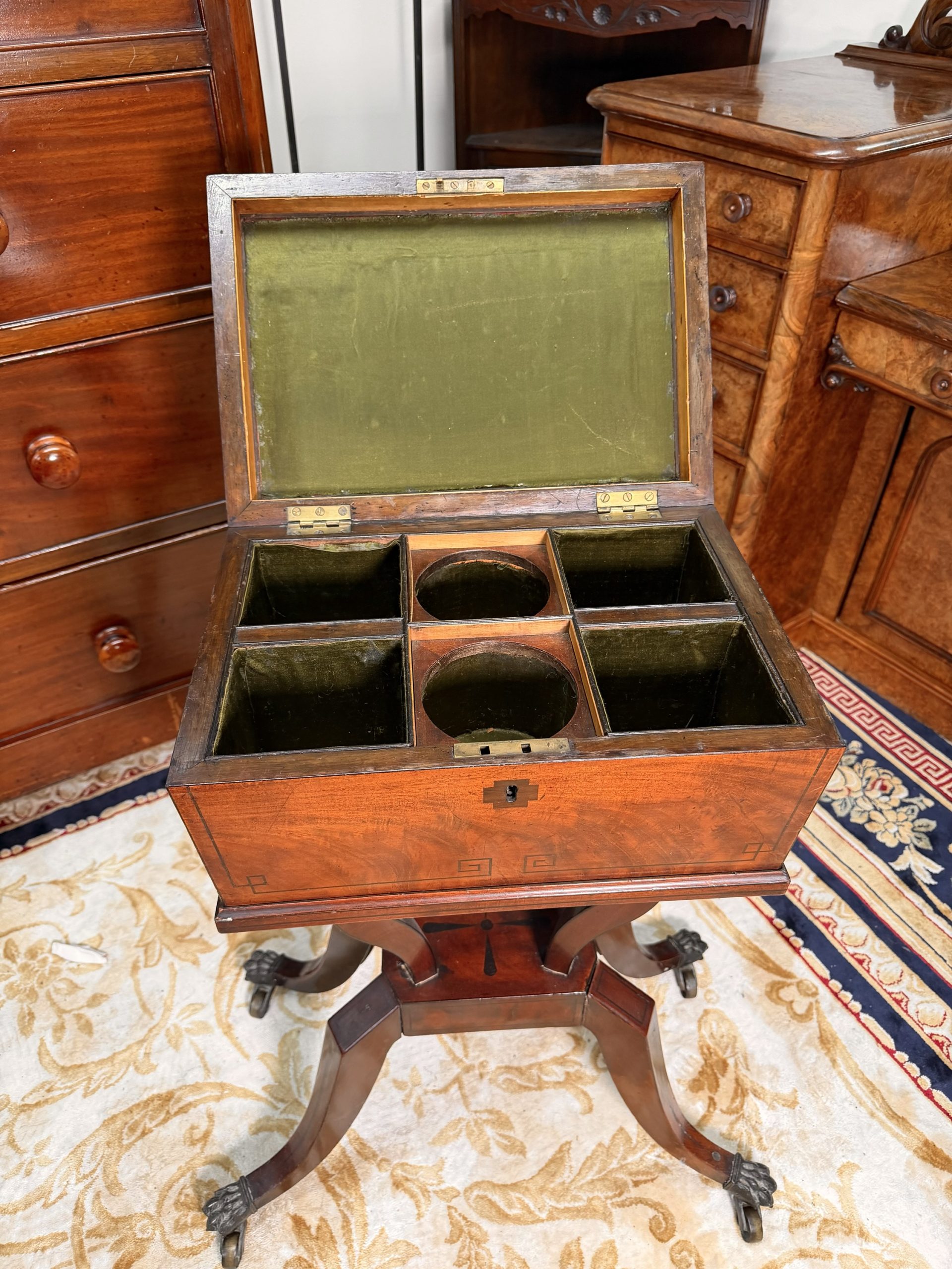 Regency Rosewood Teapoy – c.1820 - Image 2