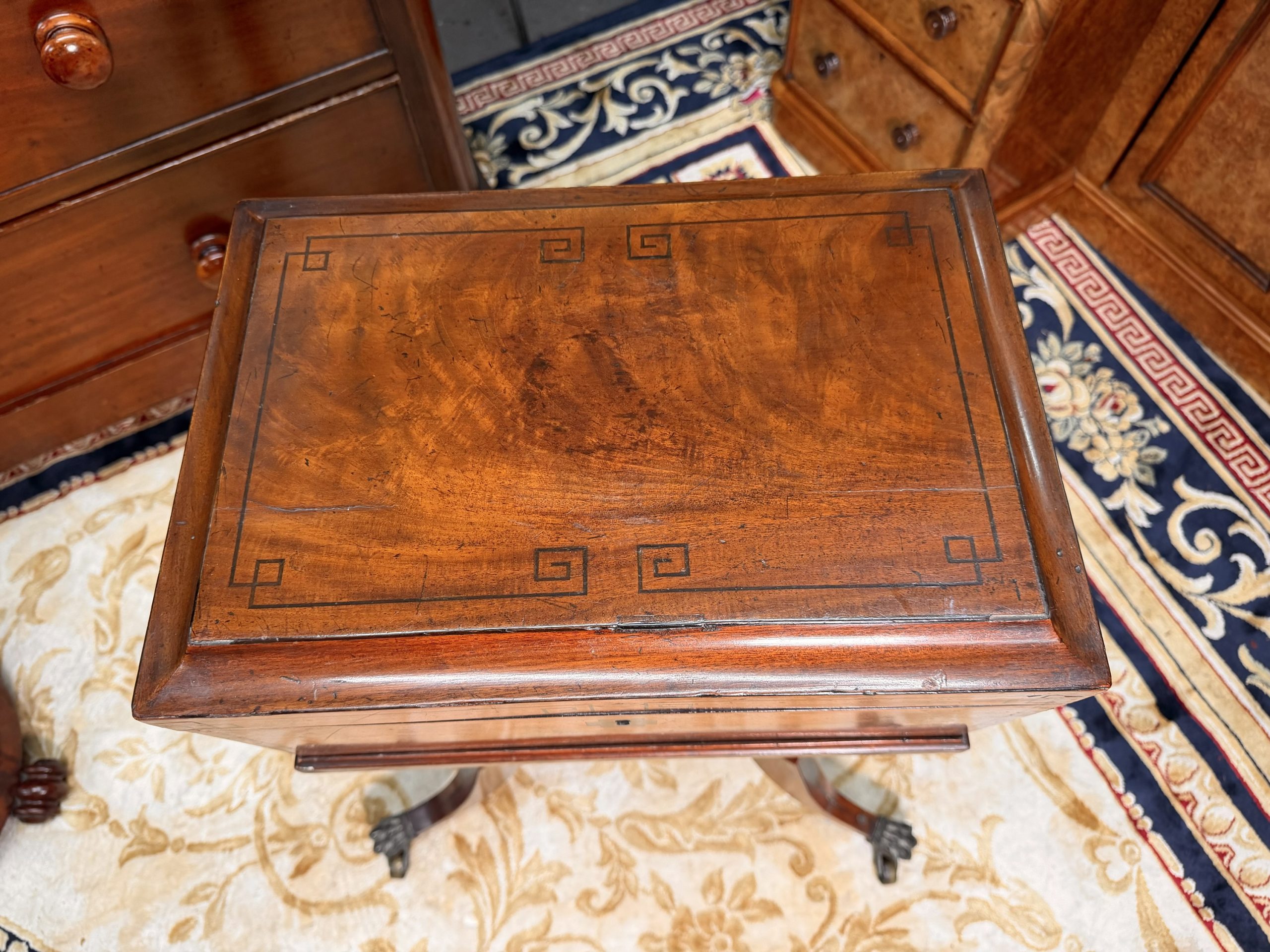 Regency Rosewood Teapoy – c.1820 - Image 3