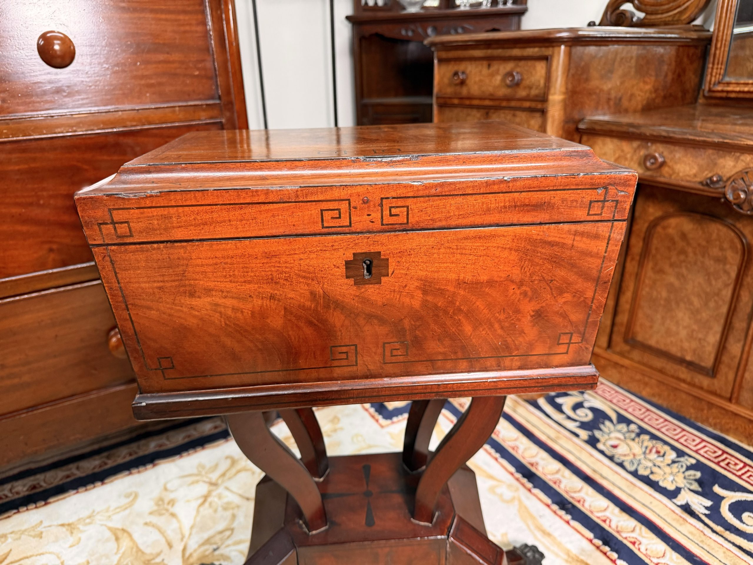 Regency Rosewood Teapoy – c.1820 - Image 4